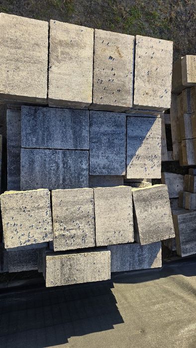 Kostka brukowa Pozbruk Lido melanż śnieżny