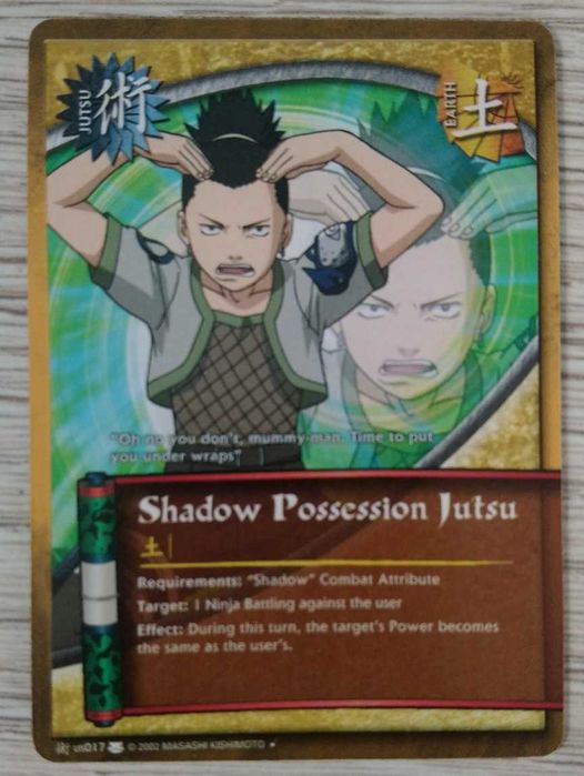 Karta Naruto CCG Jutsu Shadow Possession Jutsu - J-us017