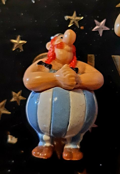Lote figuras Astérix e Obélix pvc MPG/Uderzo anos 90
