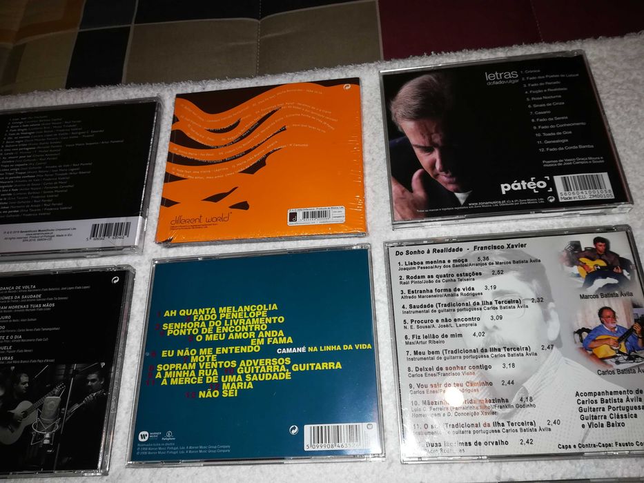 fado - amália rodrigues, camané, pinto bastos, coimbra… (vários cds)