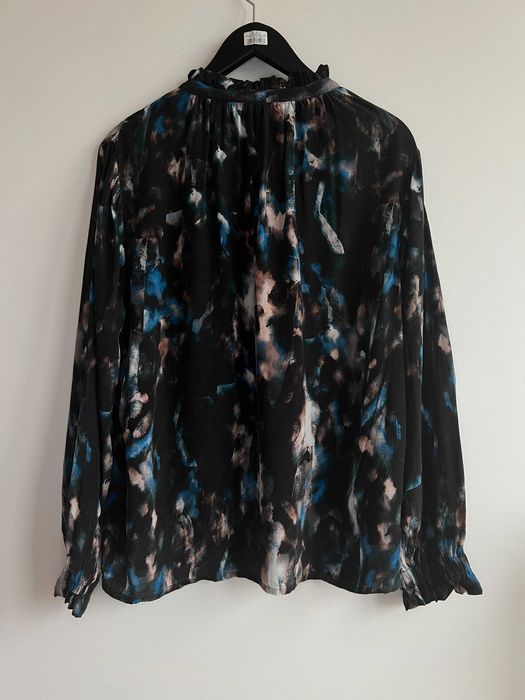 Prepair bluzka we wzory wiskoza elegancka oversize luźna przewiewna L