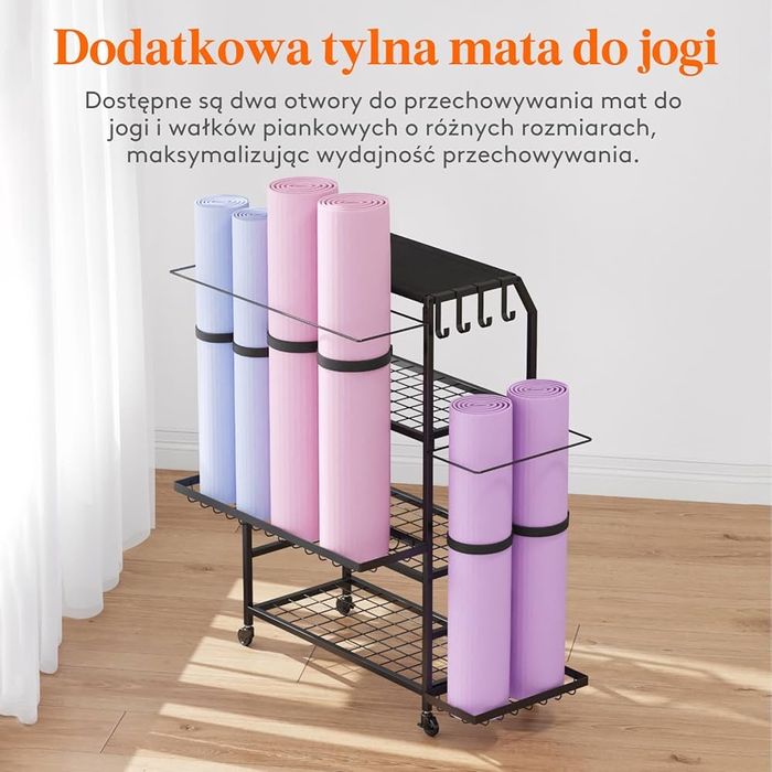 Metalowy regał fitness / na siłownię