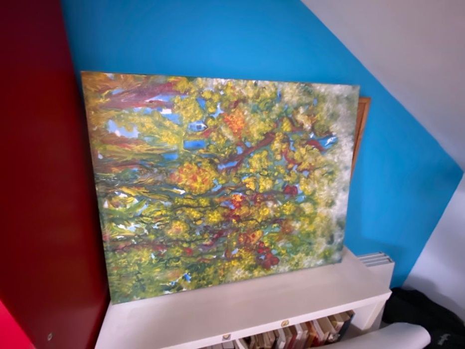 quadro de paisagem rural