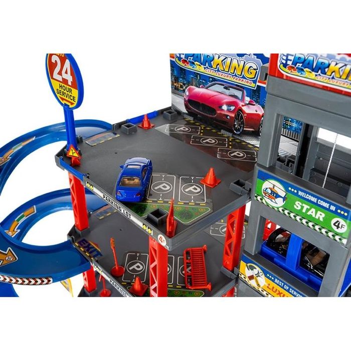 Parking Samochodowy Garaż Wielopoziomowy Winda Myjnia Auta Helikopter