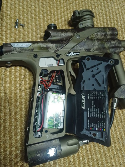 Conjunto material paintball