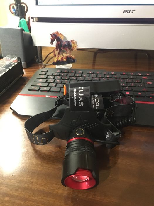 Фонарик налобний