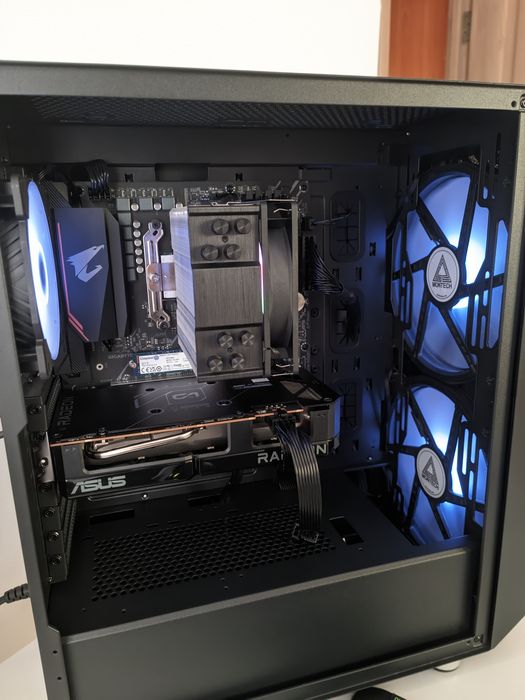 Новий ігровий компьютер, ПК,  AMD Ryzen 5 5600 / ASUS Radeon RX 7600.