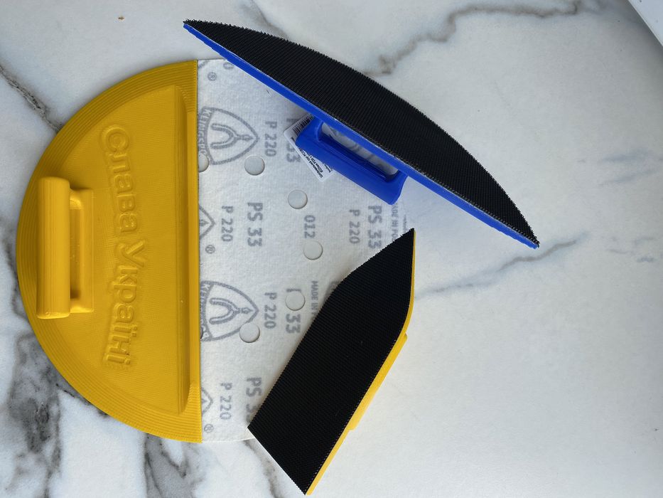 ТЕРКА ШЛІФУВАЛЬНА для стін Місяць Утюжок Тіньова . Ідеальні кутики