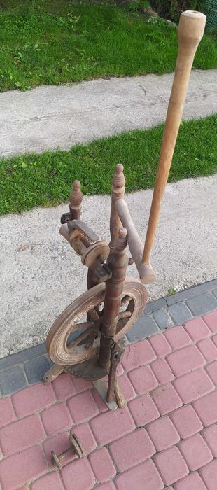 Kołowrotek drewniany