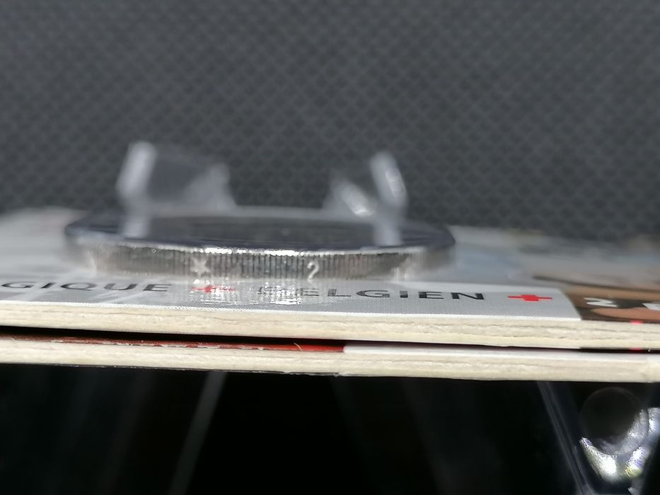 Moedas 2euros beligica com erro do bordo versao holandesa e italiana