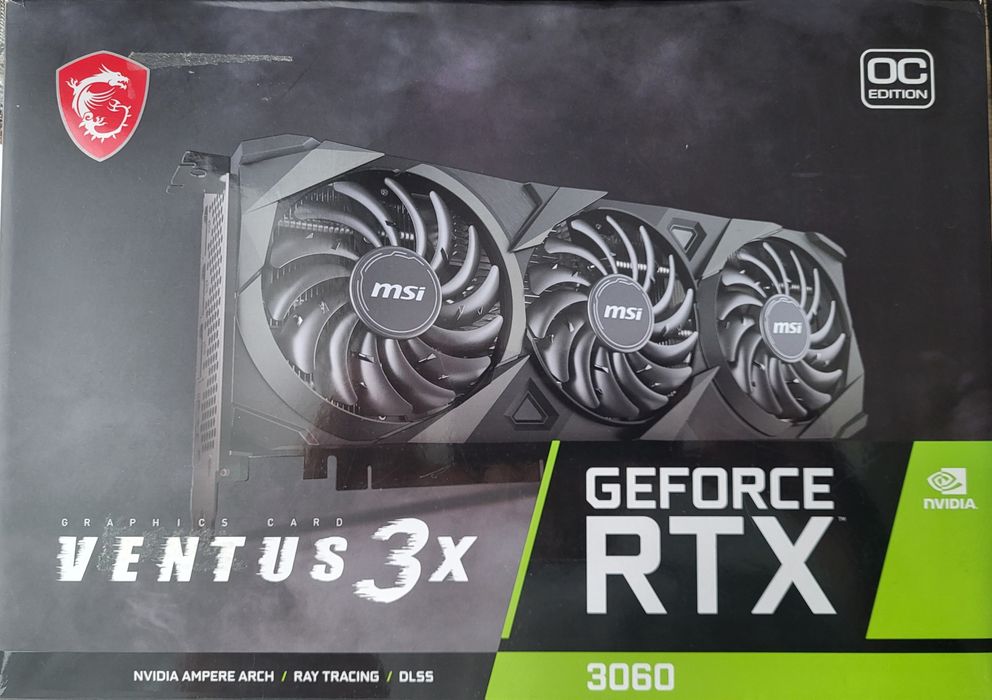 MSI RTX 3060 12 GB ventus 3X oc