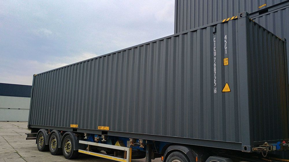 Kontener morski 40HC – Transport Rozładunek  - Po jednej trasie