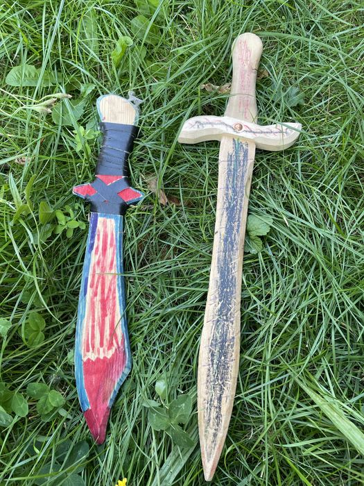 Drewiane miecze miecz drewniany rycerz