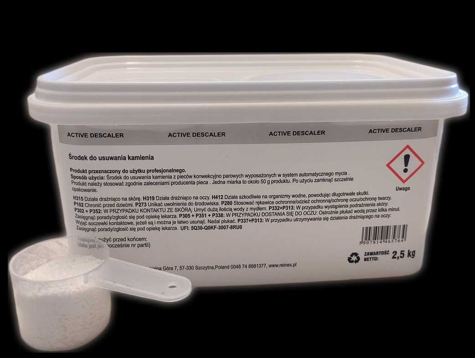 Odkamieniacz w proszku do pieców konwekcyjno-parowych 2,5 kg + miarka