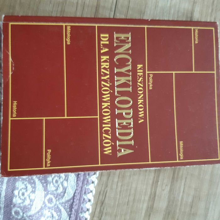książka Kieszonkowa encyklopedia dla krzyżówkowiczów