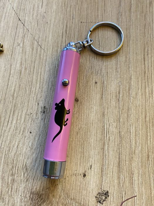 Bryloczek zabawka dla kota laser mysz