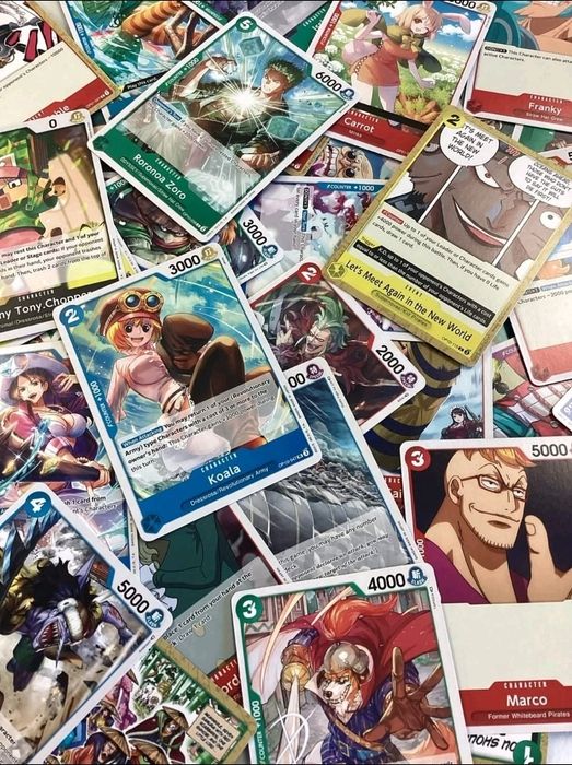 Conjuntos cartas (bulk) One Piece,