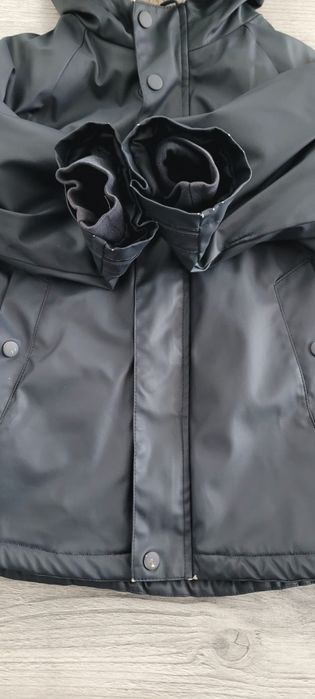 Zara kurtka gumowana przeciwdeszczowa 116