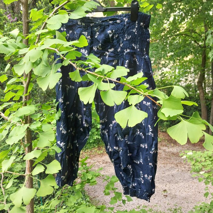 Ładne spodenki firmy Pulz Jeans model Jill Wide Capri r. XL