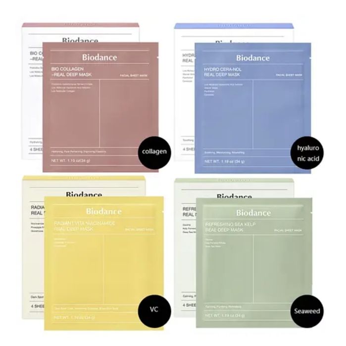 Набір гідрогелевих масок Biodance 4 види