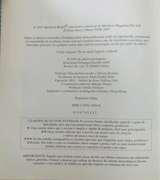 O livro essencial do peixe e marisco