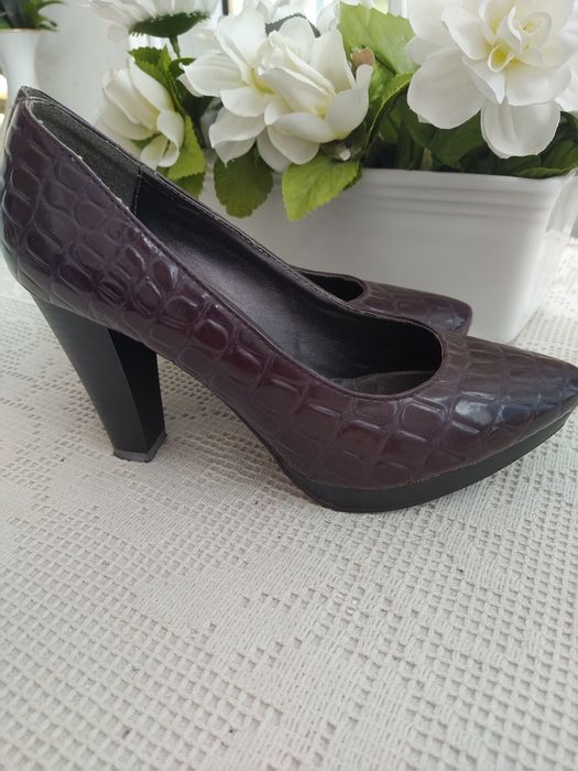 Sapatos pele de cobra, elegantes - Seaside - Tamanho 37