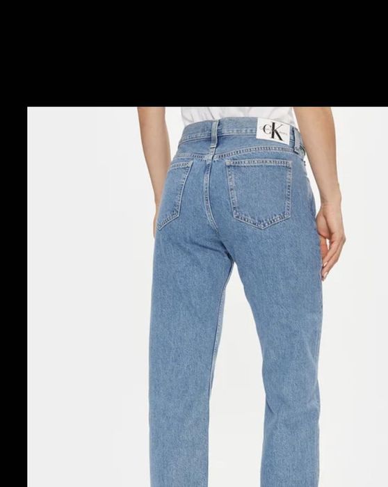 Calvin klein класичні прямі сині джинси Жіночі оригінал
