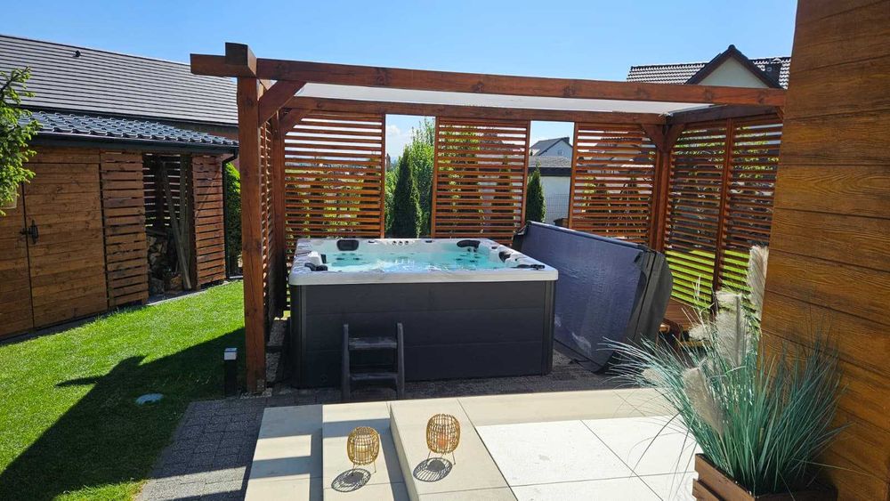 Jacuzzi ogrodowe wanna z hydromasażem SPA 6 os.