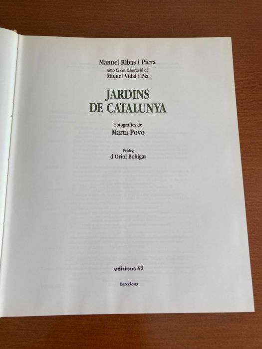 Jardins de Catalunya de Manuel Ribas i Piera