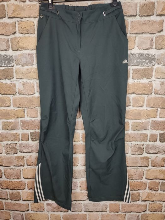 Adidas materiałowe spodnie turystyczne szeroka nogawka 38 uk 12
