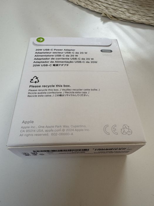 Adapter kostka ładowarka 20w typu C Apple iPhone