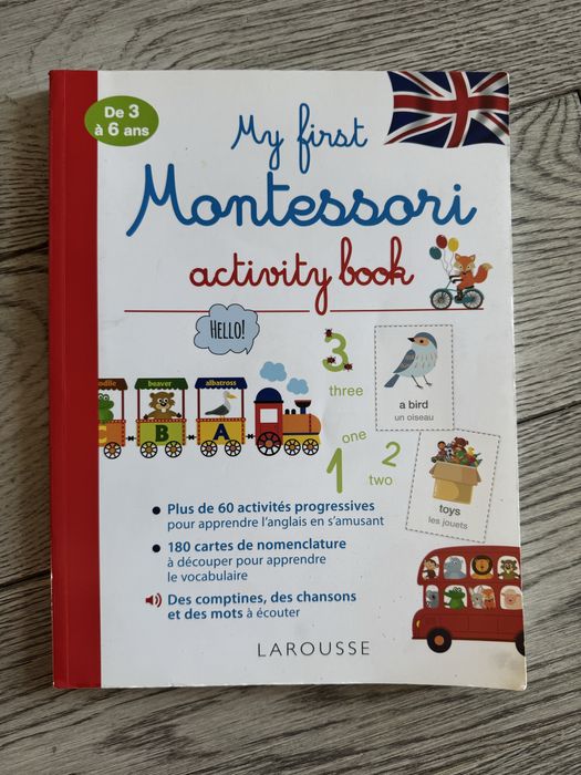 Книга Монтессорі My first Montessori activity book