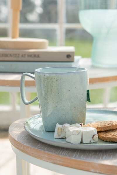 Kubek porcelanowy MINT miętowy 300ml. J-Line