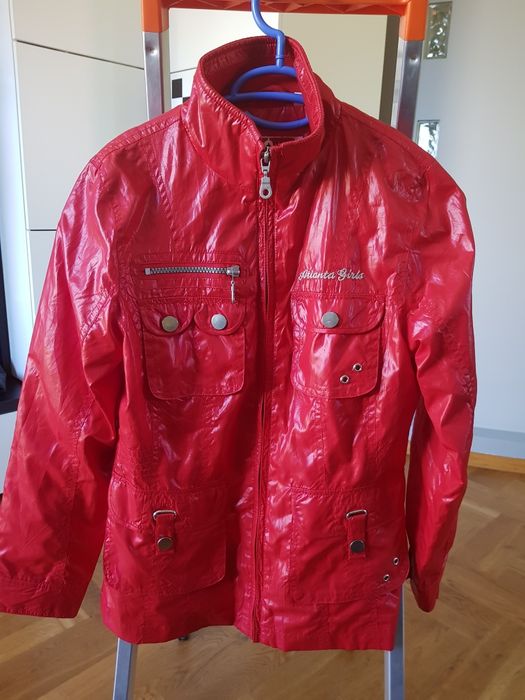 Czerwona przejściowa kurtka płaszczyk 152 Cool C&A