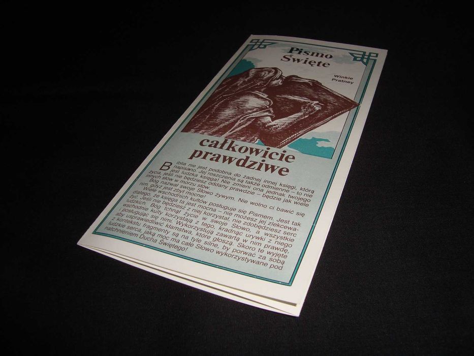 Pismo Święte Całkowicie Prawdziwe? / oferta z foto'opisem