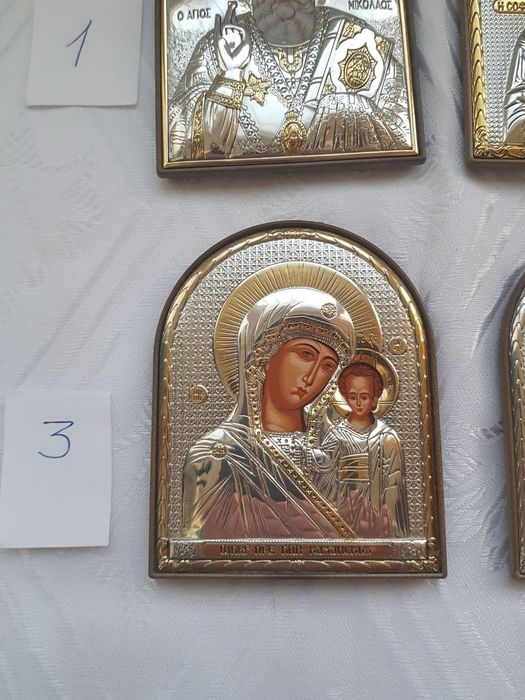 Иконка греческая серебро