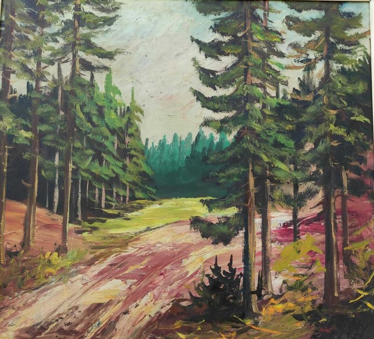 Obraz olejny na desce