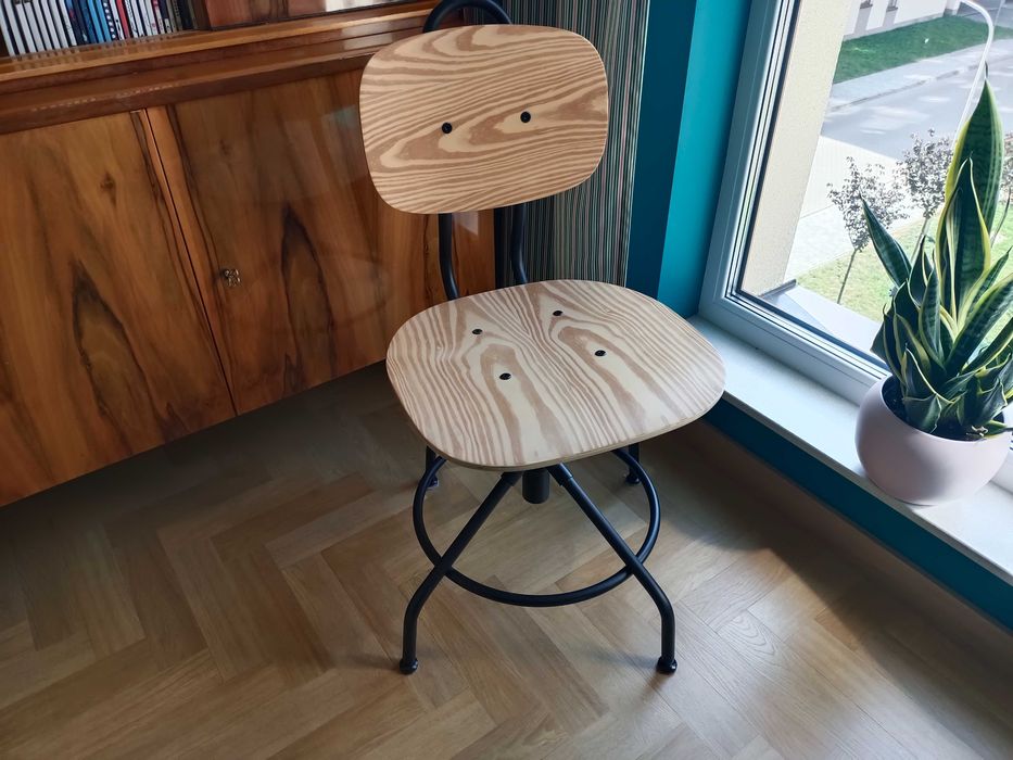 Krzesło obrotowe - IKEA - Kullaberg - drewniane - Kraków Wrocławska 53