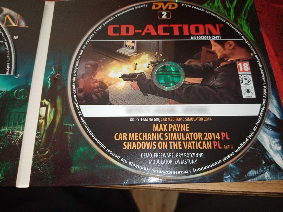 CD-Action 10/2015 #247 – Batman AA, Max Payne, Shadows Vatican Akt II