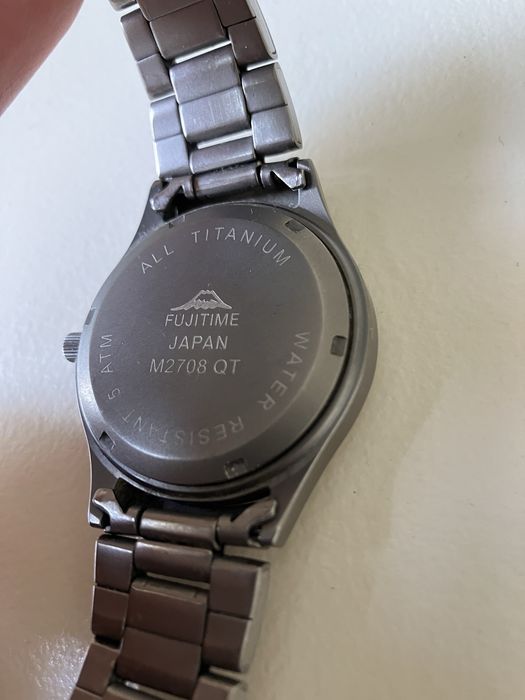 Zegarek tytanowy Fuji Time M2708 QT