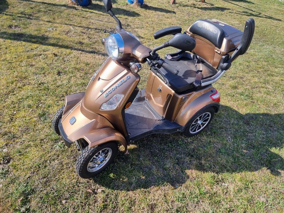 Skuter wozek elektryczny inwalidzki 4 kolowy Econelo