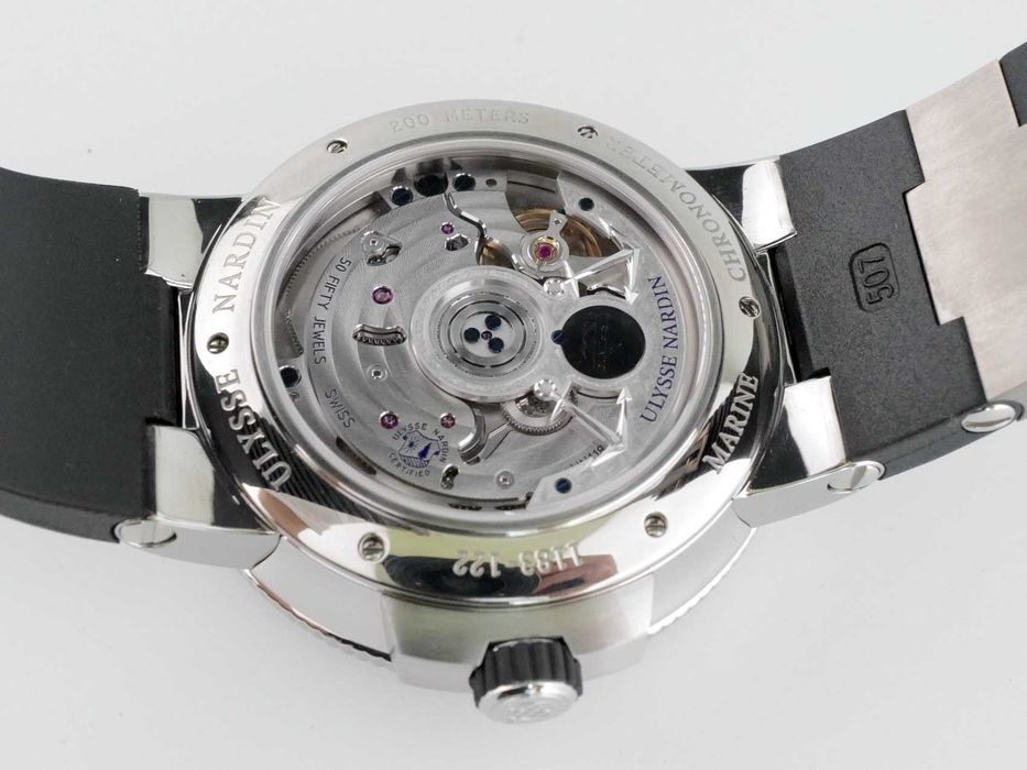 Ulysse Nardin Marine Chronometer Manufacture Black Dial 45mm