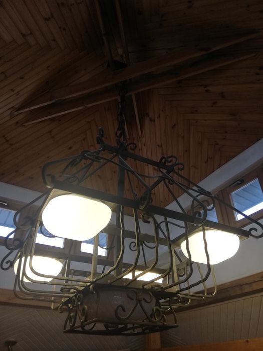 Oświetlenie kute ręcznie 5cio punktowe