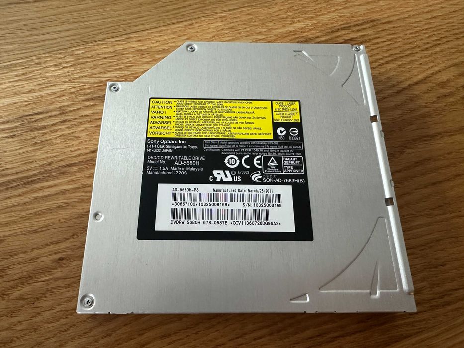 Sony Optiarc AD-5680H CD/DVD RW привід для Apple iMac та Mac mini