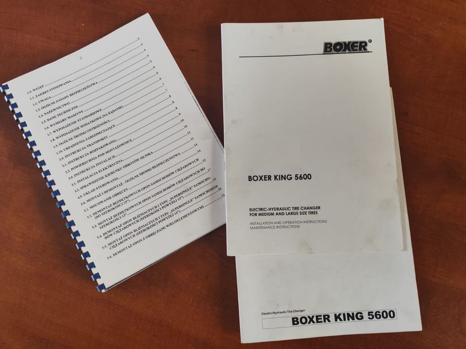 Montażownica kół ciężarowych BOXER KING 5600