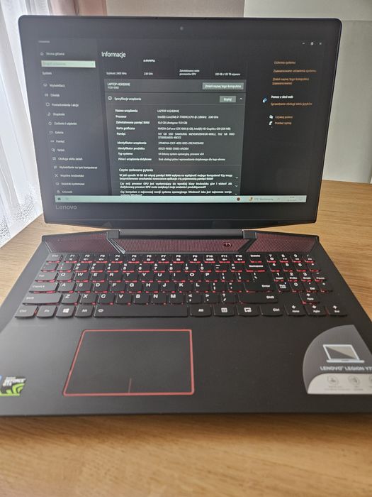 Laptop Lenovo Legion y720