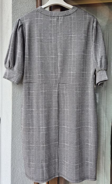 H&M dzianinowa sukienka w kratkę roz XL