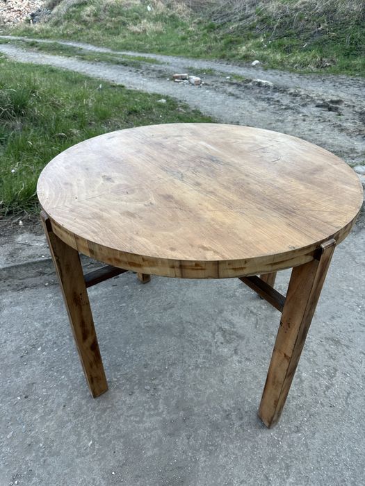 Stół drewniany PRL