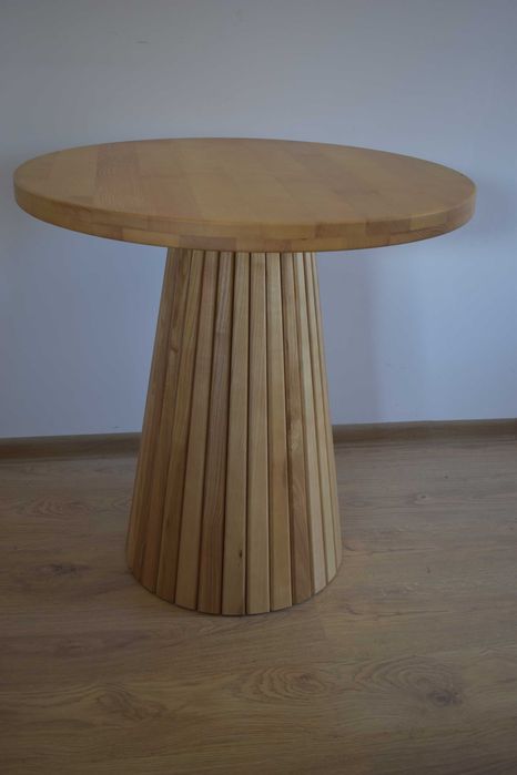 Stół ekskluzywny drewniany lamele stożek Producent