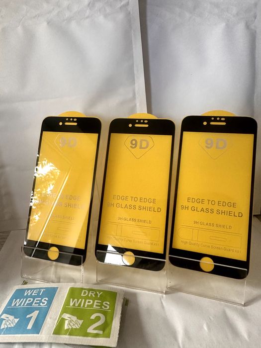 Iphone 7/8/SE 3szt. szkieł na cały ekran